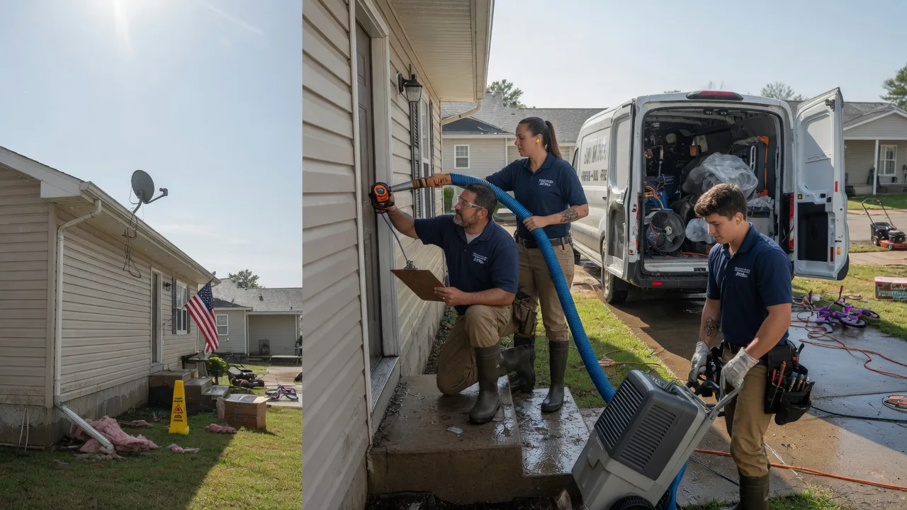 Ceiling Water Damage Restoration in Cissna Park, IL near me